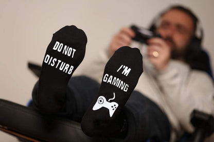 Unisex Cotton Socks If U Can I'M Gaming Socks, Gamer Socks Funny Novelty Socks Great Christmas for Men Women