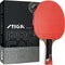 Pro Carbon Performance-Level Table Tennis Racket with Carbon Technology for Tournament Play - Red and Blue Colors