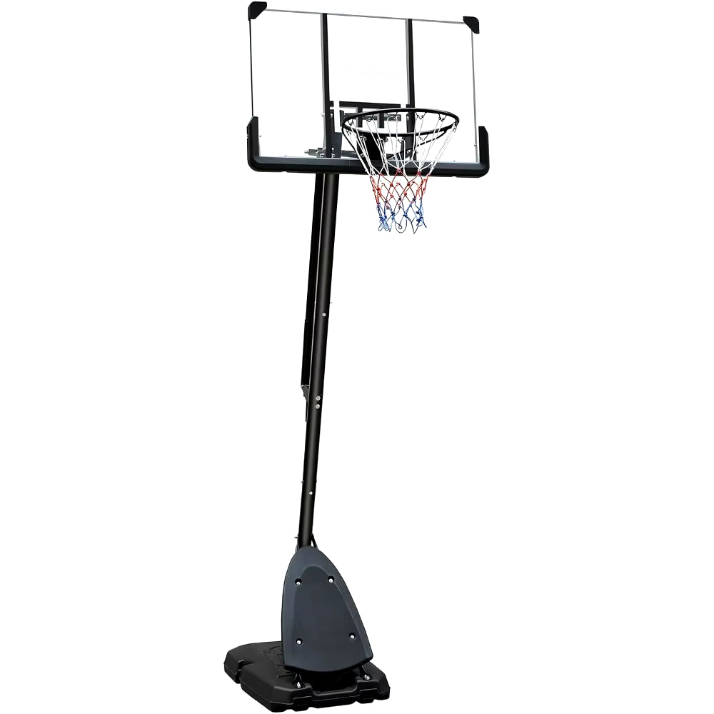 Portable Basketball Hoop Stand Free Basketball System with 28/44Inch Backboard Height Adjustable 7Ft/10Ft for Teenager Adult