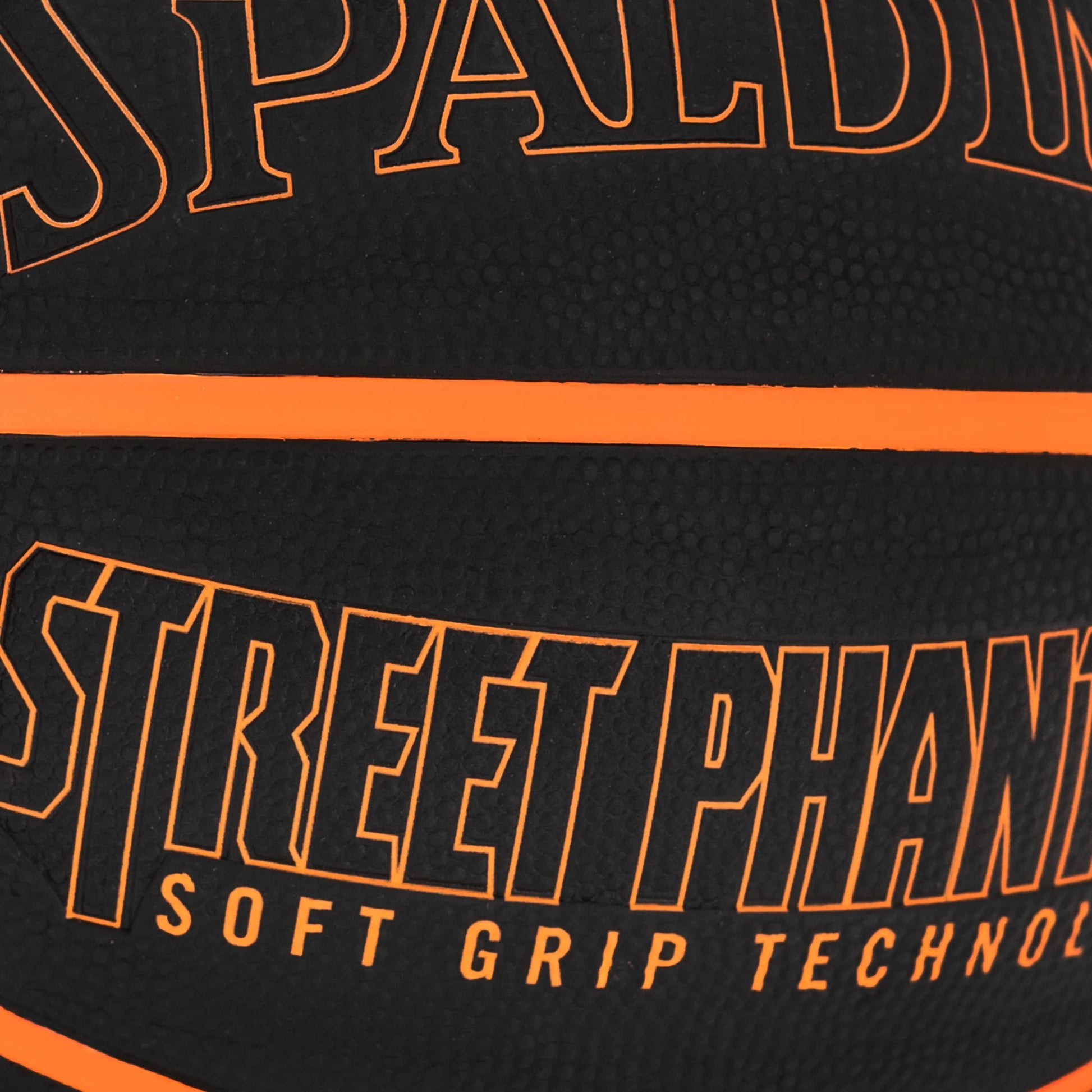 Street Phantom 29.5" Outdoor Basketball - Neon Orange/Black