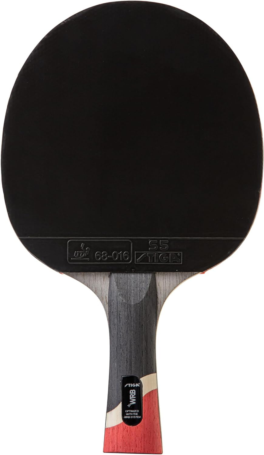 Pro Carbon Performance-Level Table Tennis Racket with Carbon Technology for Tournament Play - Red and Blue Colors