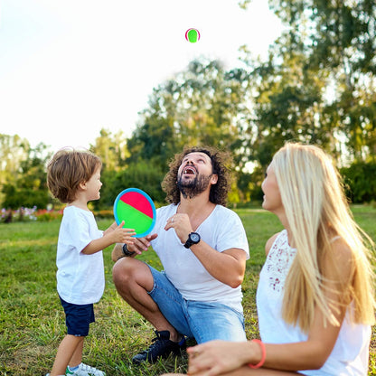 Toss and Catch Ball Set Kids Toys Outdoor Toys Beach Toys Pool Toys Ball Catch Sets Classic Outdoor Games Beach Games Yard Games for 3 4 5 6 7 8 9 10 Year Old Boys Girls Gifts Sports Equipment