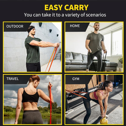 Resistance Band Pull up Band Fitness Exercise Bands Natural Latex for Workout Body Stretch Powerlifting Band Fitness Sport Training at Home/The Gym