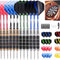 Steel Tip Darts Set, 12 Pack 24 Grams Professional Metal Dart Set with 20 Flights(4 Style) + 12 Aluminium Shaft