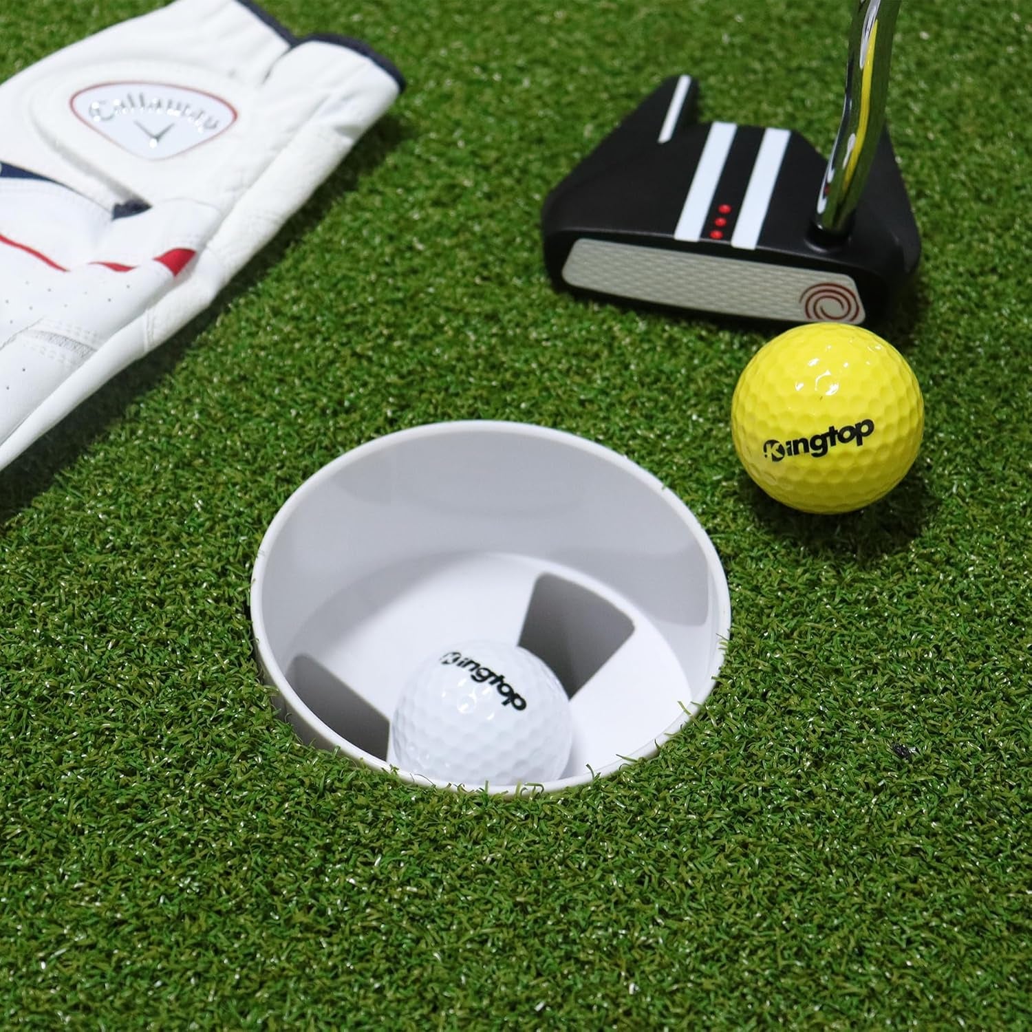 Golf Hole Cup – Fit PGA/USGA Regulations, Golf Accessories for Backyard Practice Putting Green, 4 Inches and 6 Inches Available